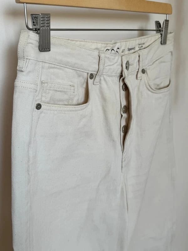 Jean tapered COS écru taille W27 - SK260676 - Photo 5/9