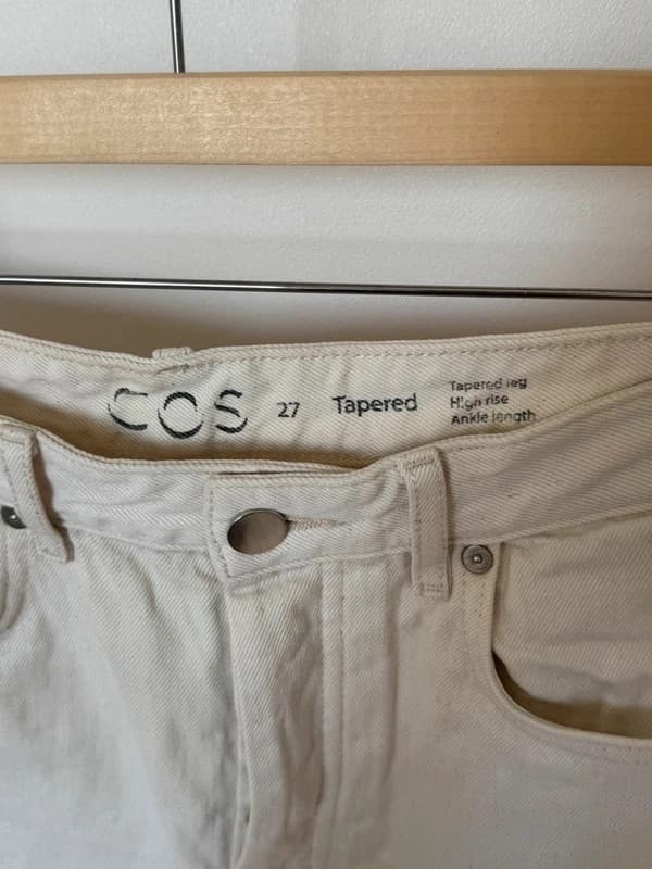 Jean tapered COS écru taille W27 - SK260676 - Photo 6/9