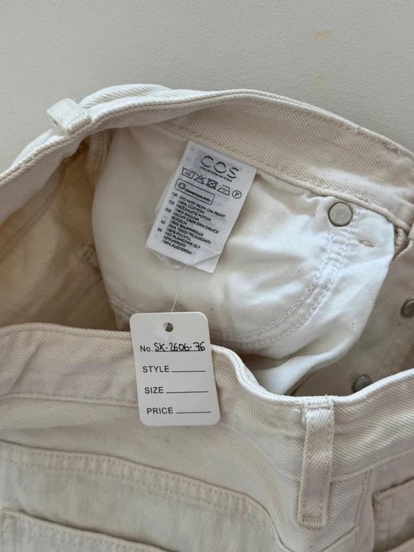 Jean tapered COS écru taille W27 - SK260676 - Photo 3/9