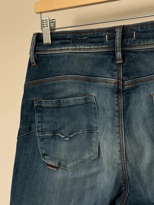Jeans slim Salsa Push In Secret Glamour azul desbotado tamanho W31 L30 - Foto 10/12