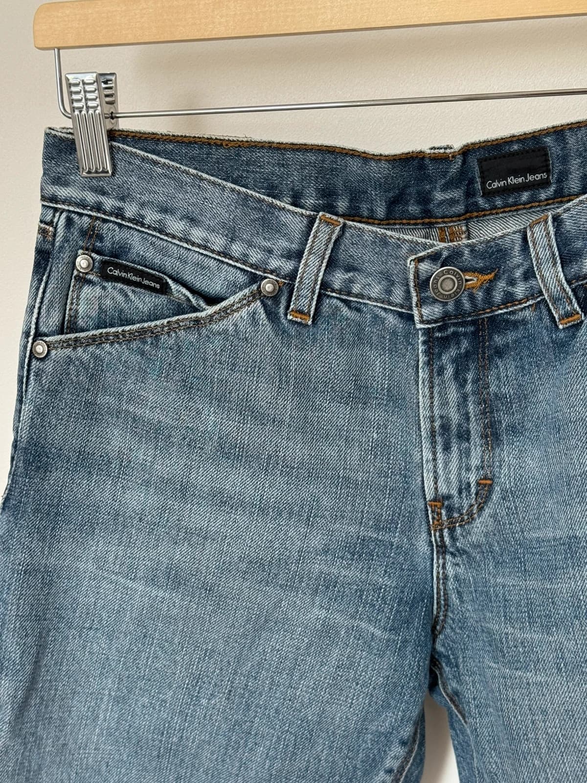 Bootcut τζιν Calvin Klein Jeans μπλε, μέγεθος W28 L32 - Φωτογραφία 4/10