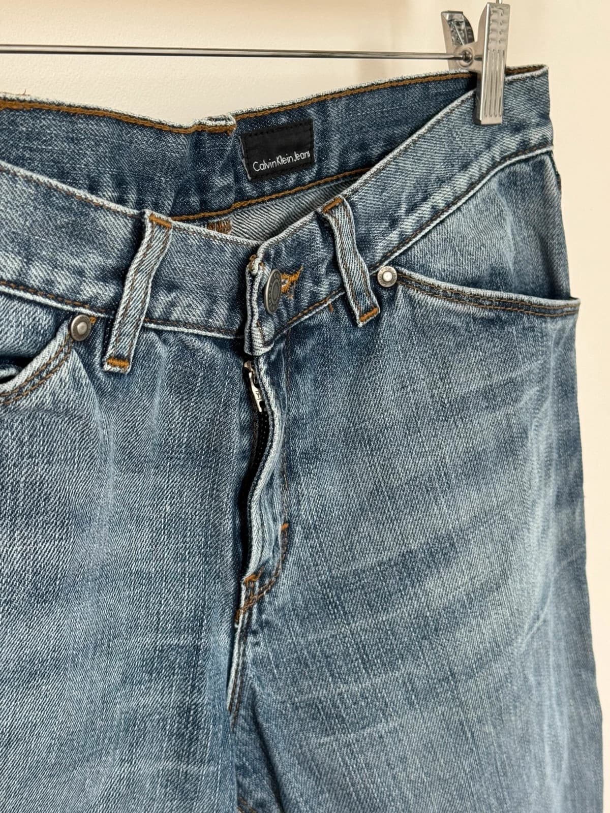 Bootcut τζιν Calvin Klein Jeans μπλε, μέγεθος W28 L32 - Φωτογραφία 5/10