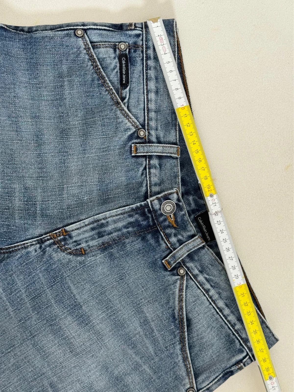 Bootcut τζιν Calvin Klein Jeans μπλε, μέγεθος W28 L32 - Φωτογραφία 8/10