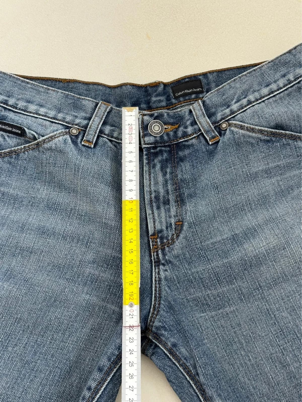 Bootcut τζιν Calvin Klein Jeans μπλε, μέγεθος W28 L32 - Φωτογραφία 9/10
