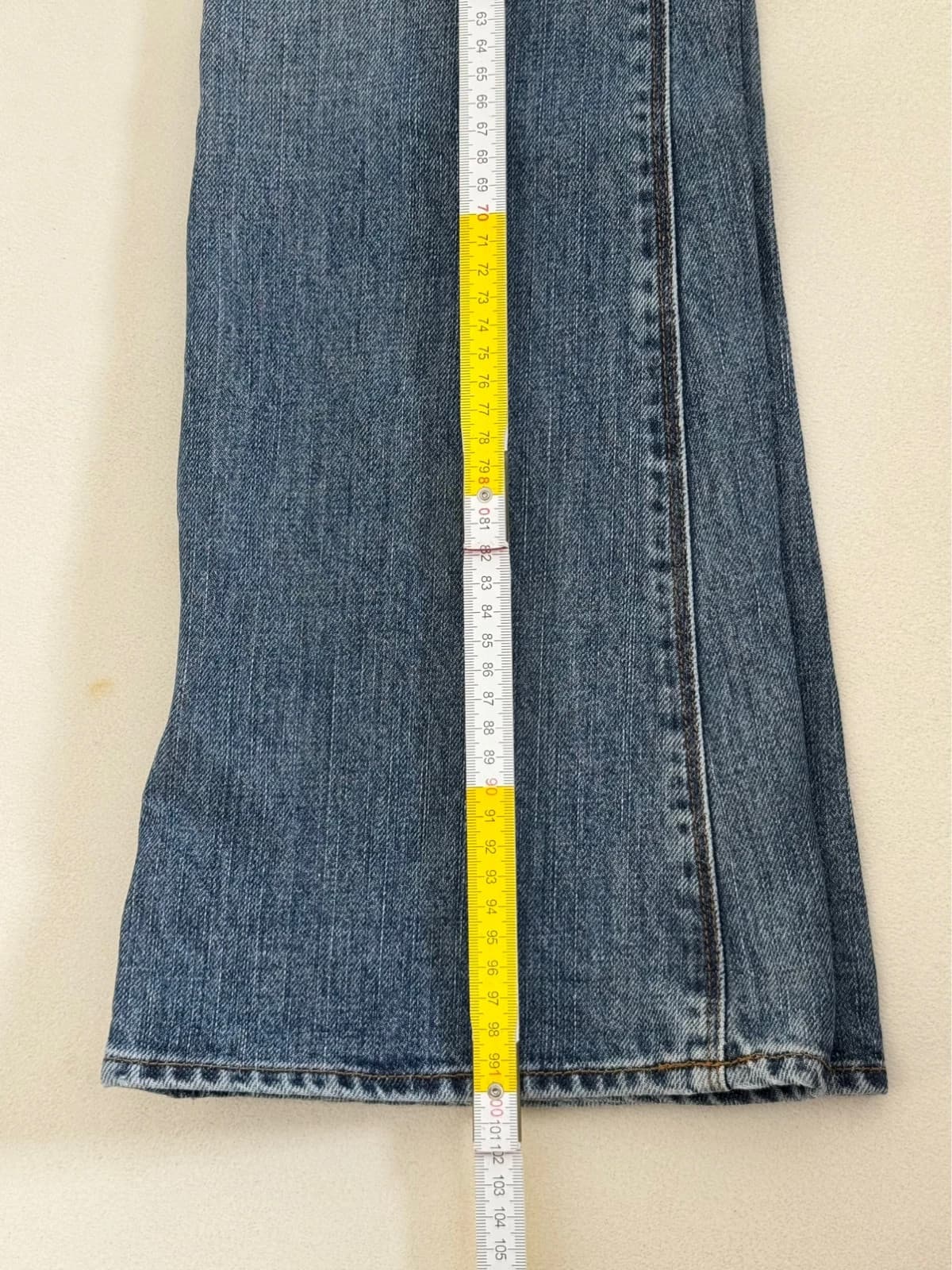 Bootcut τζιν Calvin Klein Jeans μπλε, μέγεθος W28 L32 - Φωτογραφία 10/10