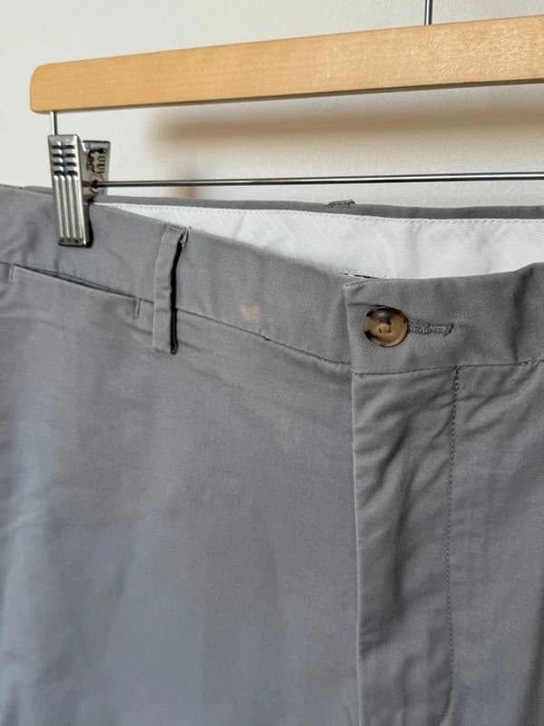 Chino kelnės Stretch Straight Fit Polo Ralph Lauren pilkos, dydis W36 L34, QR kodas - SK260539 – nuotrauka 5/11