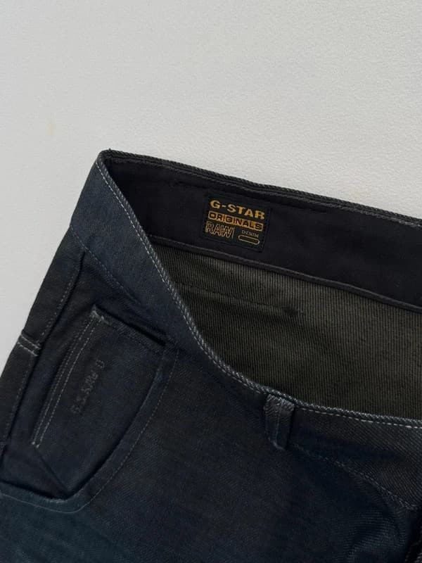 Tiesūs G-Star RAW GS 3301 Astro Slacks Straight džinsai juodi, dydis W33 L32 - SC260587 – nuotrauka 8/13