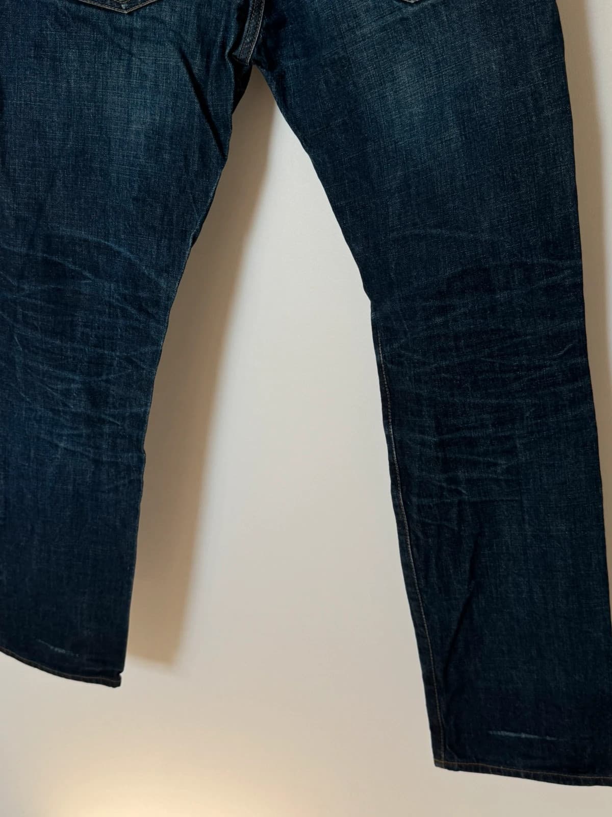 Carhartt WIP Klondike Pant džinsai nepraustos mėlynos spalvos, dydis W31 L32 - VM2606134 – nuotrauka 7/9