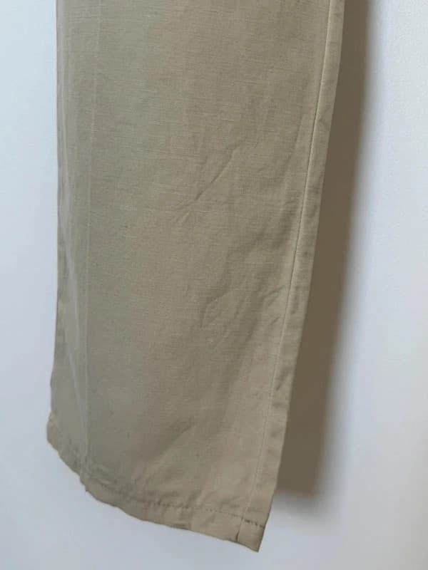 Pantalón Gant beige lino algodón talla W36 L34 - Foto 8/11