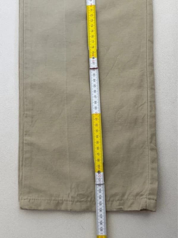 Pantalón Gant beige lino algodón talla W36 L34 - Foto 11/11