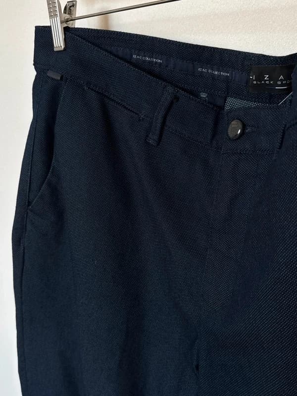 Izac Black Sport tamsiai mėlynos spalvos fluidinės chino kelnės dydis 50/W40 - SC260586 – nuotrauka 4/11
