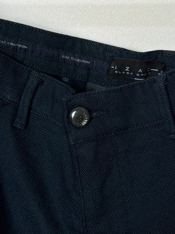 Izac Black Sport tamsiai mėlynos spalvos fluidinės chino kelnės dydis 50/W40 - SC260586 – nuotrauka 5/11