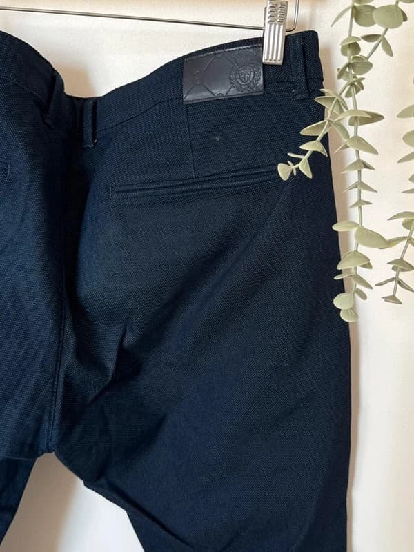 Izac Black Sport tamsiai mėlynos spalvos fluidinės chino kelnės dydis 50/W40 - SC260586 – nuotrauka 7/11