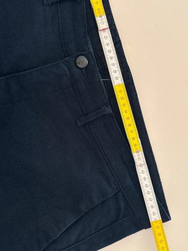 Izac Black Sport tamsiai mėlynos spalvos fluidinės chino kelnės dydis 50/W40 - SC260586 – nuotrauka 10/11
