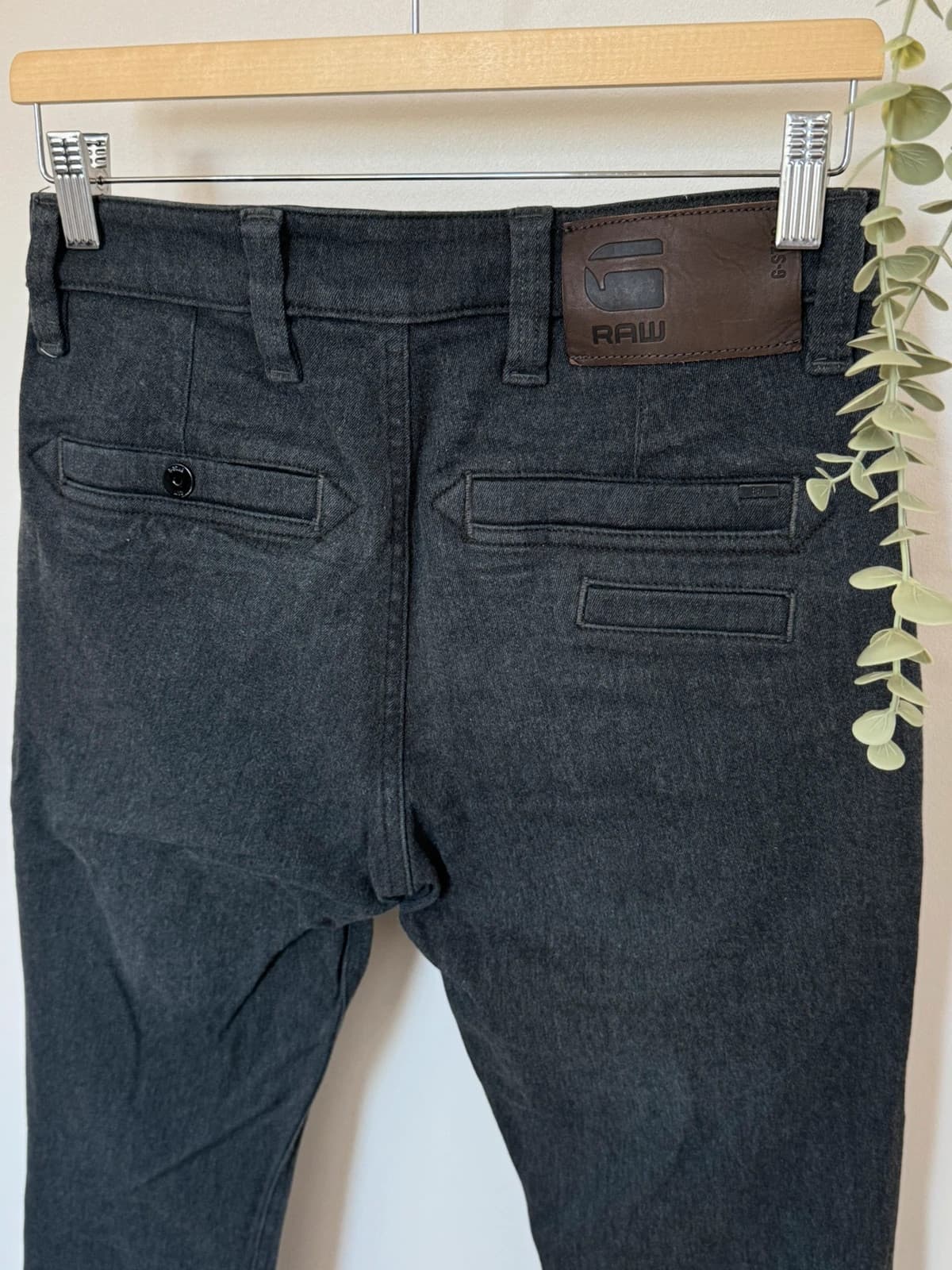 Παντελόνι chino skinny G-Star Raw ανθρακί γκρι μέγεθος W28/L32 - Φωτογραφία 6/13
