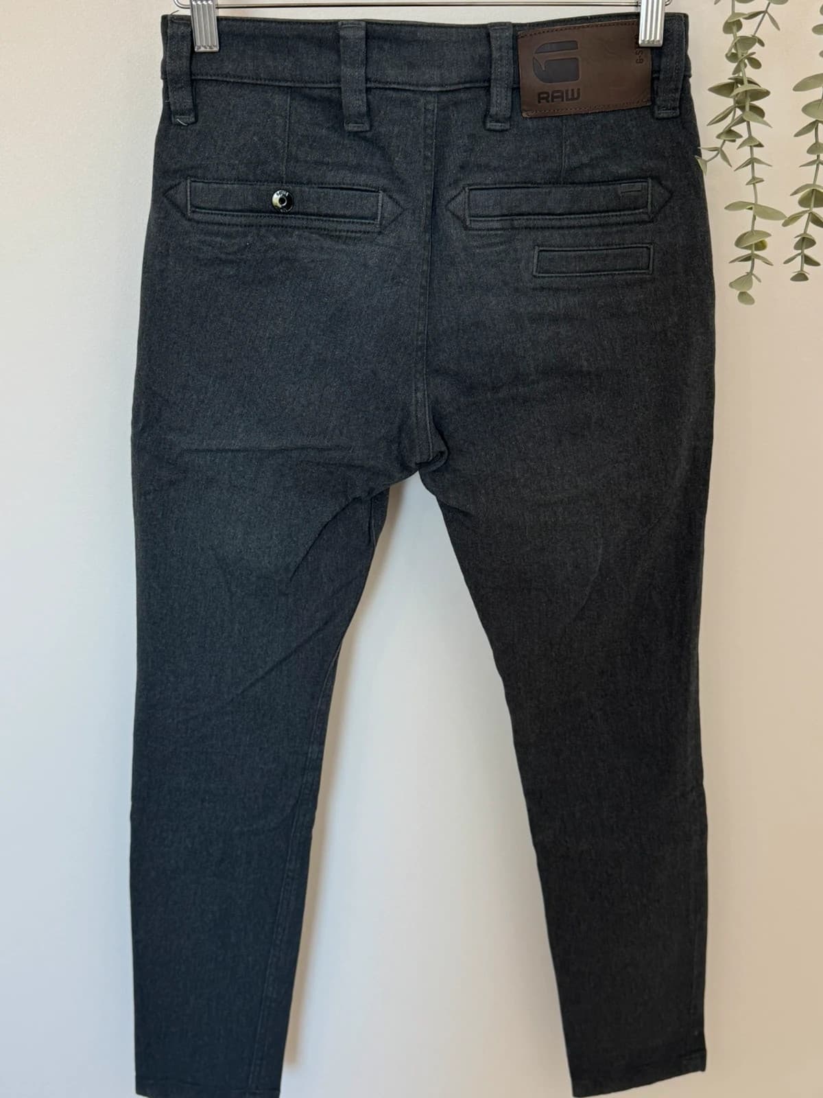 Παντελόνι chino skinny G-Star Raw ανθρακί γκρι μέγεθος W28/L32 - Φωτογραφία 7/13