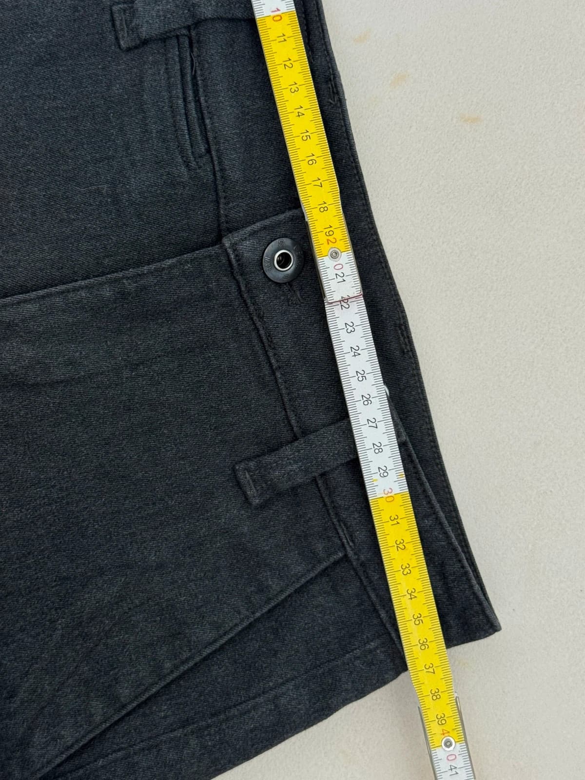 Παντελόνι chino skinny G-Star Raw ανθρακί γκρι μέγεθος W28/L32 - Φωτογραφία 12/13