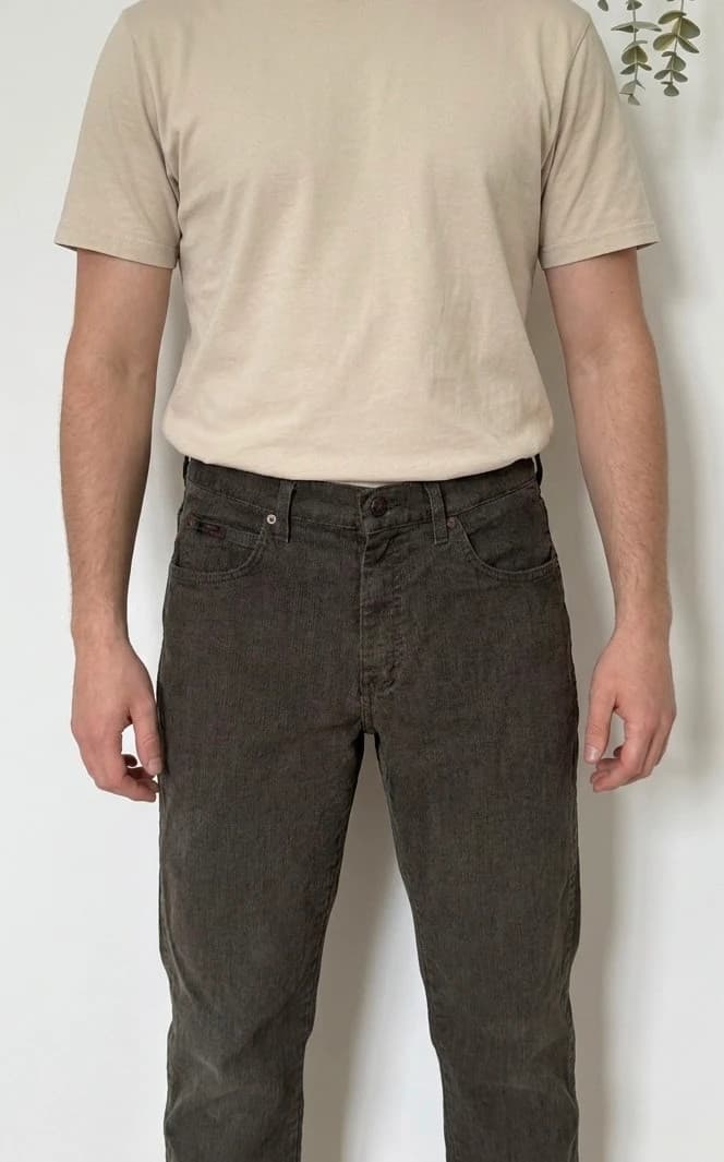 Wrangler Texas Stretch jeans brun W30 L34 - Bilde 1/12