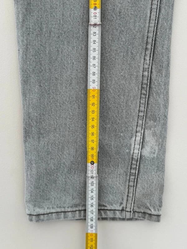 Levi’s 501 vintažiniai džinsai šviesiai pilki W31 L34 Pagaminta JAV - SC2605104 – nuotrauka 11/11