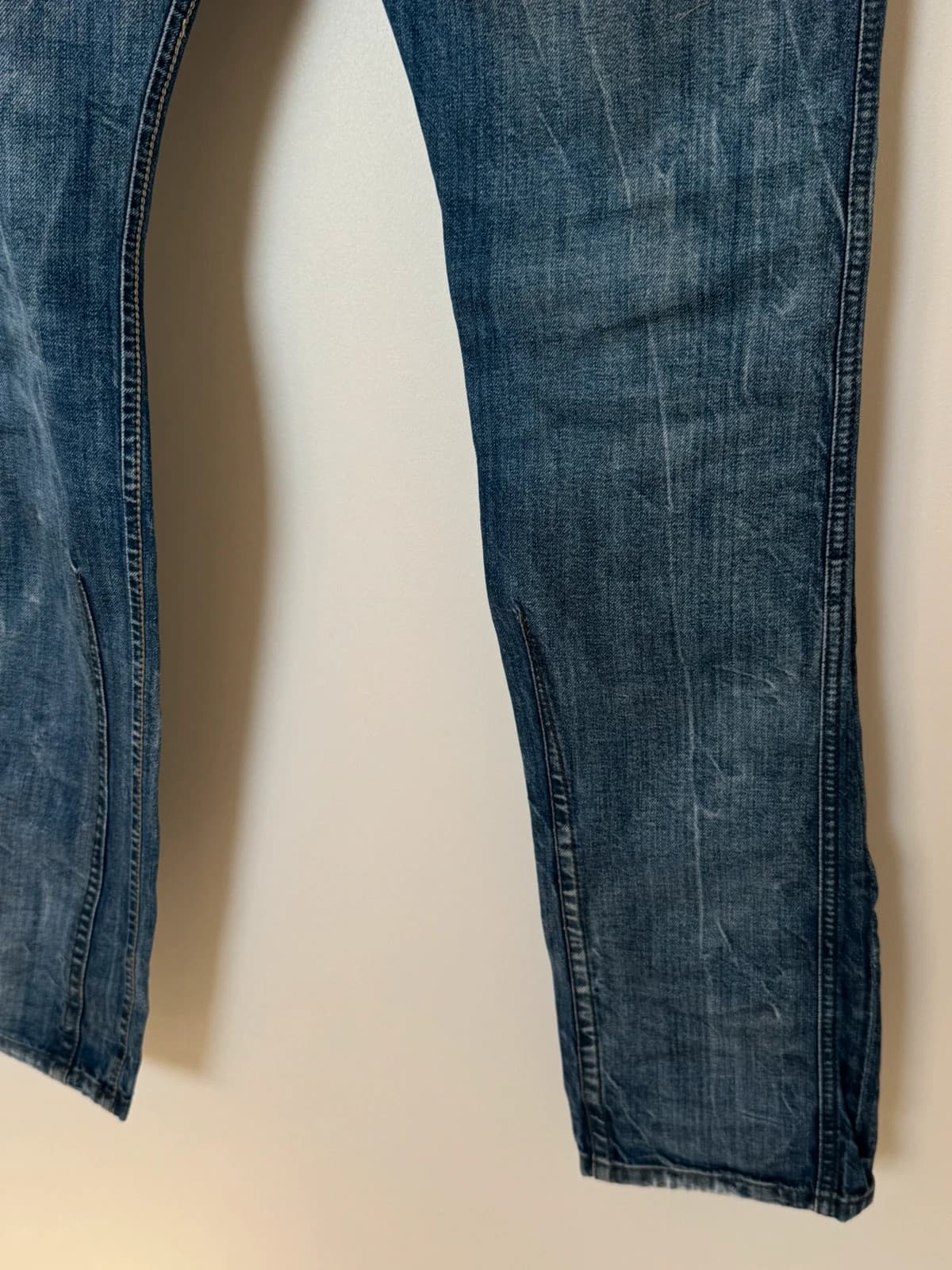 Diesel Blue Eyecons 2013/2 Edition džinsai išblukusios mėlynos spalvos distressed dydis 30 - SK2606102 – nuotrauka 8/13