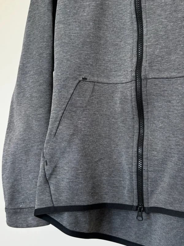Nike Tech FC Barcelona užtrauktukinis džemperis pilkas margas oranžinis dydis S - VG260526 – nuotrauka 6/12