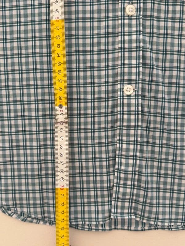 Πουκάμισο slim fit Michael Kors με καρό, μπλε πράσινο, μέγεθος M - SK260618 - Φωτογραφία 10/10