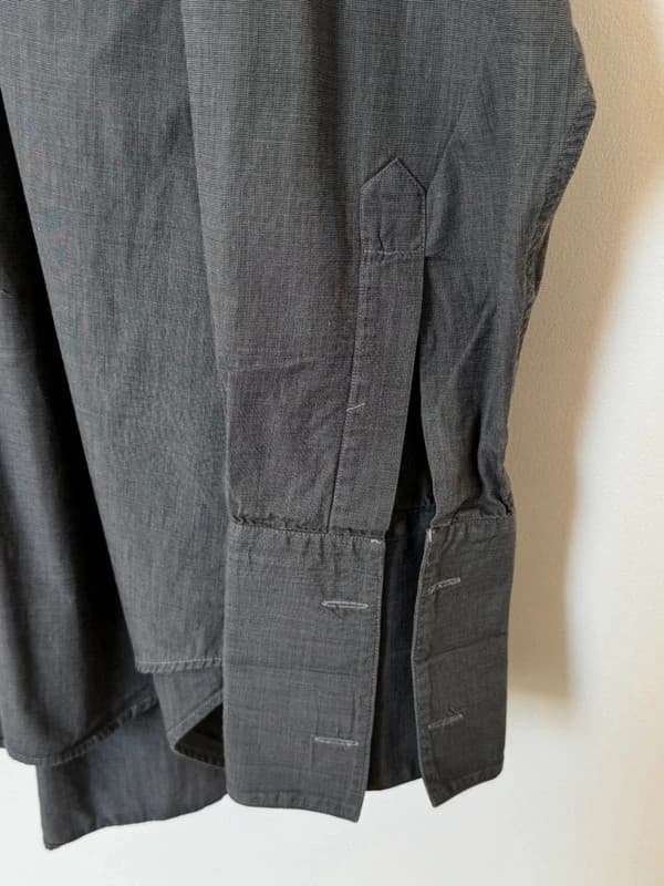 Cacharel antracito pilki marškiniai smulkiais dryžiais, dydis 40/L-XL - VG260551 – nuotrauka 5/10