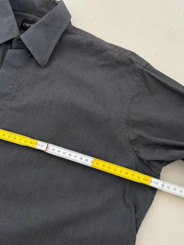 Cacharel antracito pilki marškiniai smulkiais dryžiais, dydis 40/L-XL - VG260551 – nuotrauka 9/10