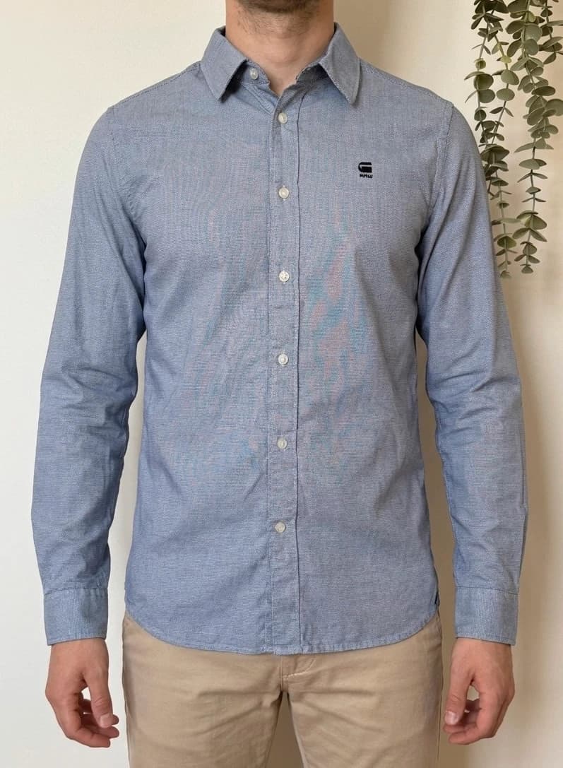 G-Star Raw melange-sinine särk, suurus S - VM2606138 - Foto 1/8