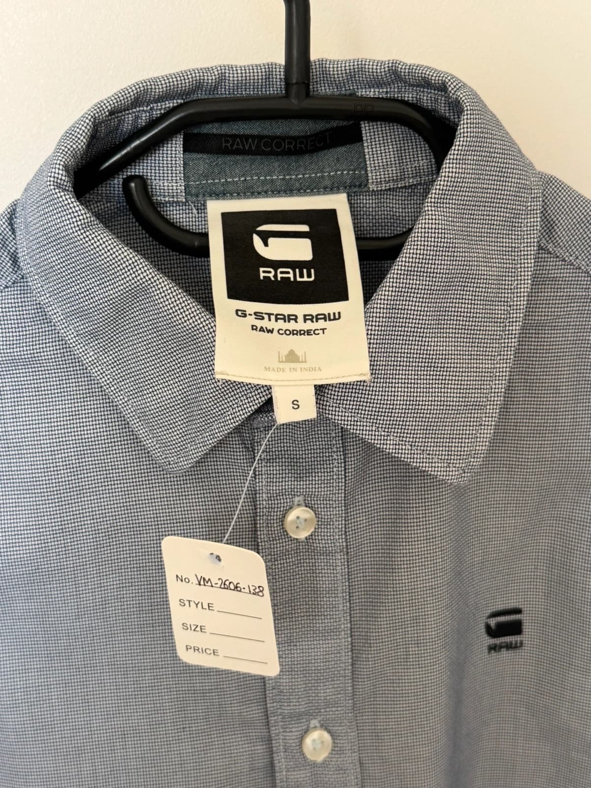 G-Star Raw melange-sinine särk, suurus S - VM2606138 - Foto 3/8