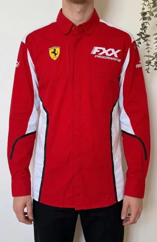 Πουκάμισο racing Ferrari Puma FXX Programme επίσημο κόκκινο σπάνιο μέγεθος L - SK26068 - Φωτογραφία 1/15