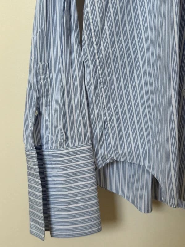 シャツ regular fit BOSS ストライプ ブルー ホワイト サイズ 16/L - SK260612 - 写真 5/9