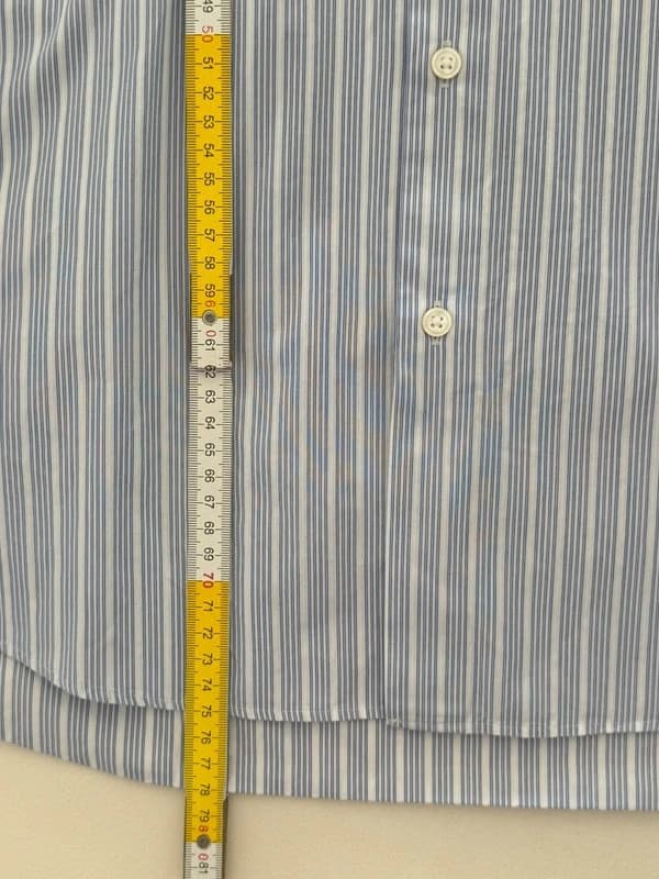 シャツ regular fit BOSS ストライプ ブルー ホワイト サイズ 16/L - SK260612 - 写真 9/9
