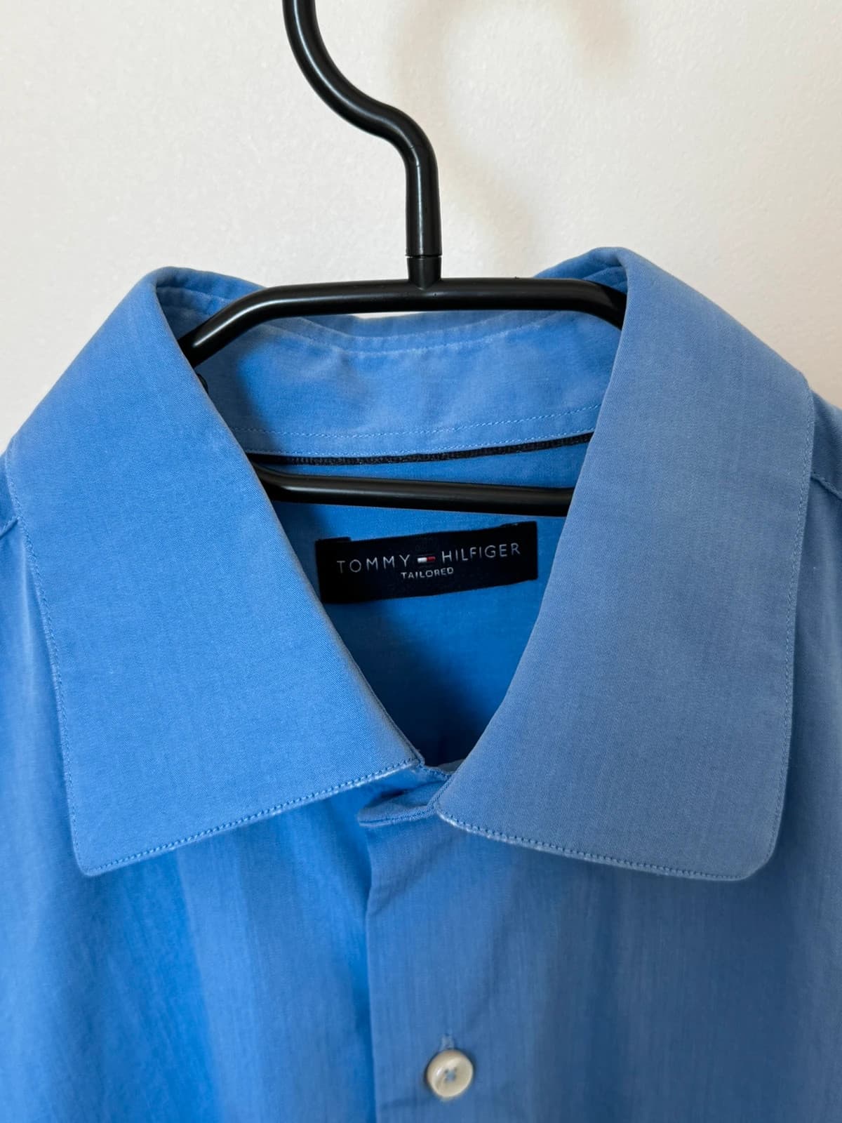 Kemeja Tommy Hilfiger Tailored biru x-long saiz 40/L - VG-m260153 - Foto 4/11