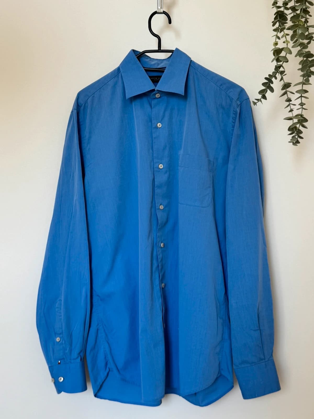 Kemeja Tommy Hilfiger Tailored biru x-long saiz 40/L - VG-m260153 - Foto 2/11