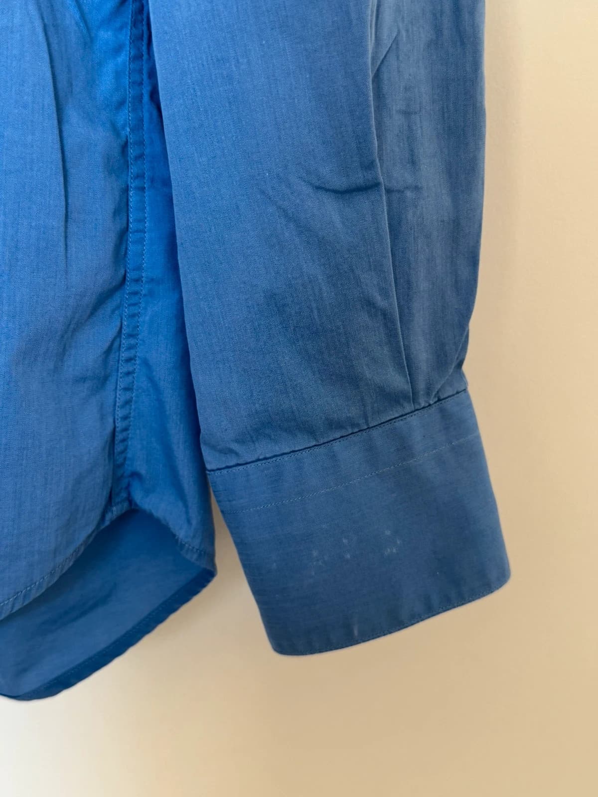 Kemeja Tommy Hilfiger Tailored biru x-long saiz 40/L - VG-m260153 - Foto 9/11