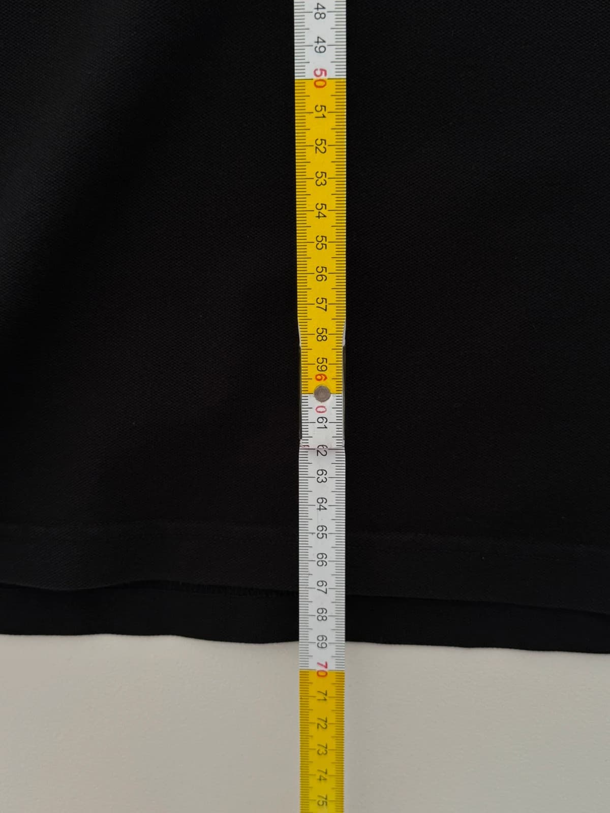 Lacoste siauro kirpimo polo piké juodas su pilku logotipu, dydis 6/XL - SK260652 – nuotrauka 9/9