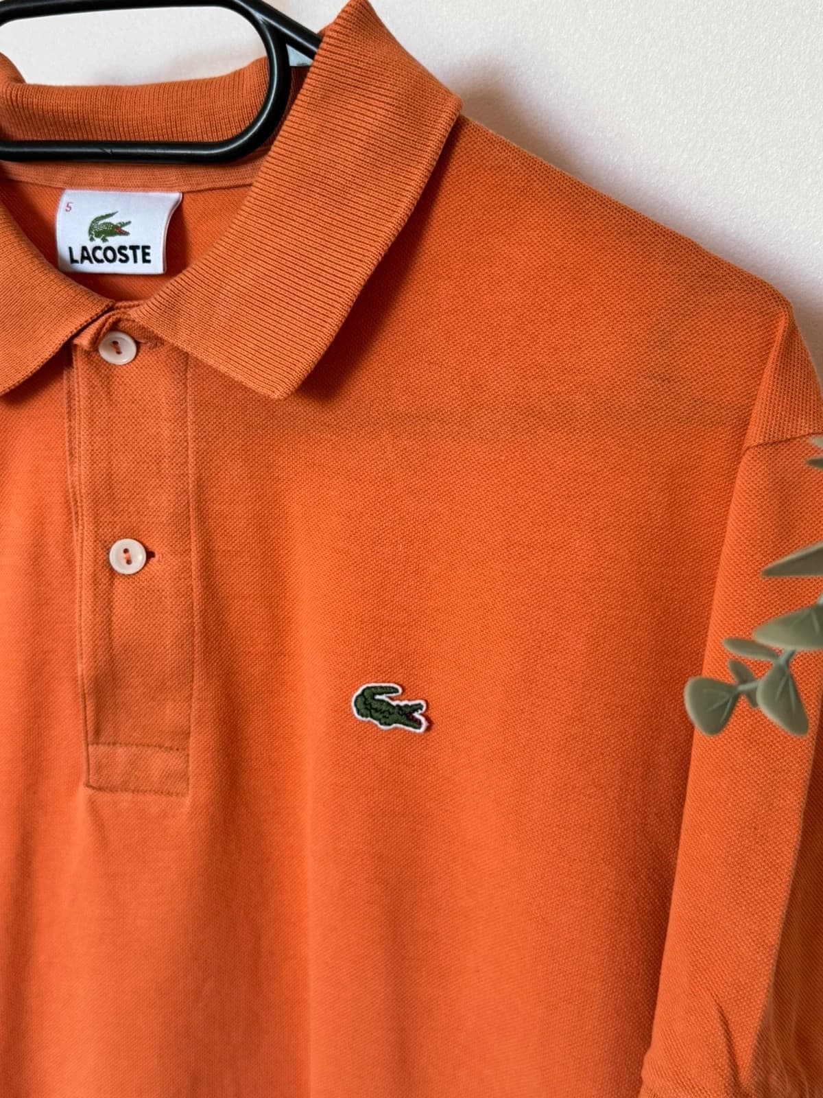 Lacoste polo i piqué, orange, størrelse 5/L - SK2606104 - Foto 4/8