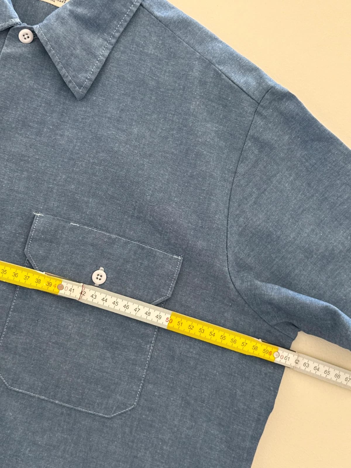 Chemise manches courtes Dickies workwear bleu chambray taille L - SK260683 - Photo 7/8