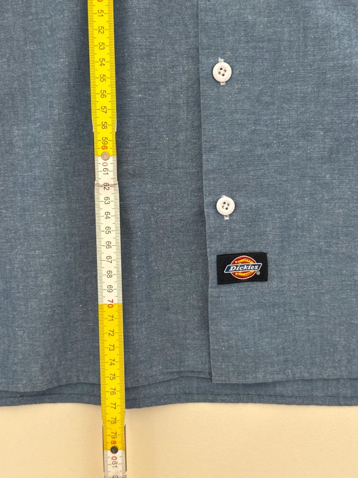 Chemise manches courtes Dickies workwear bleu chambray taille L - SK260683 - Photo 8/8