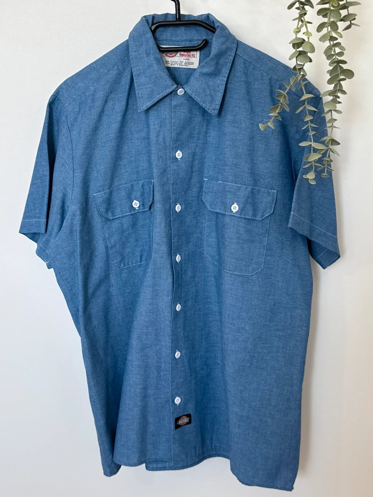 Chemise manches courtes Dickies workwear bleu chambray taille L - SK260683 - Photo 2/8