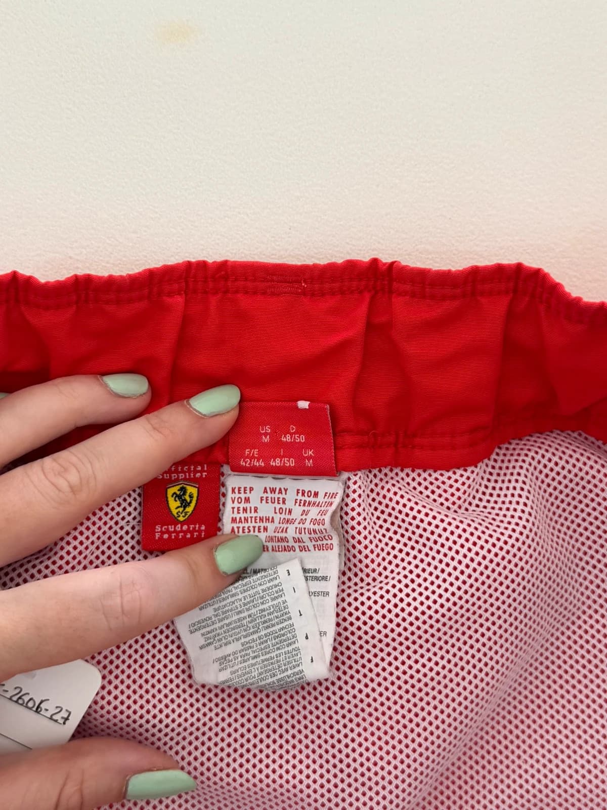 Plavky Puma Ferrari červené velikost M - SK260627 – fotka 4/17