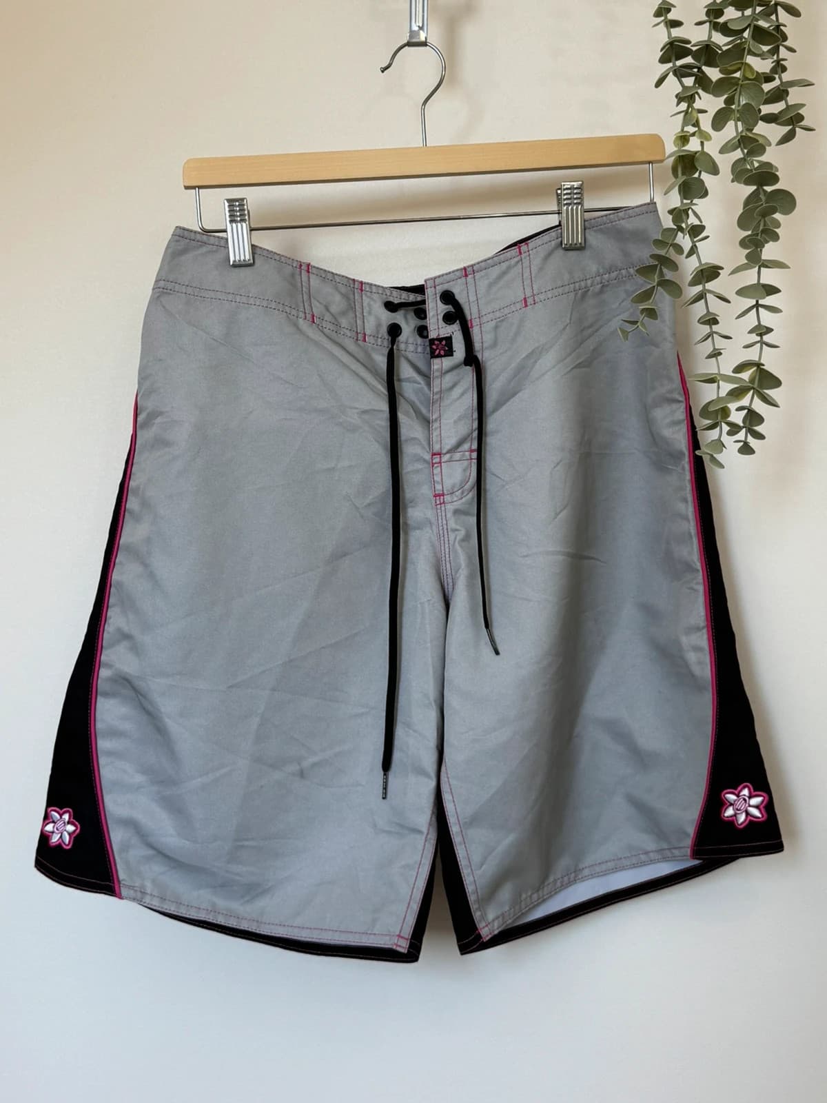Badshorts Ten-80 grå svart rosa storlek 7/M - PP2603208 - Foto 2/9