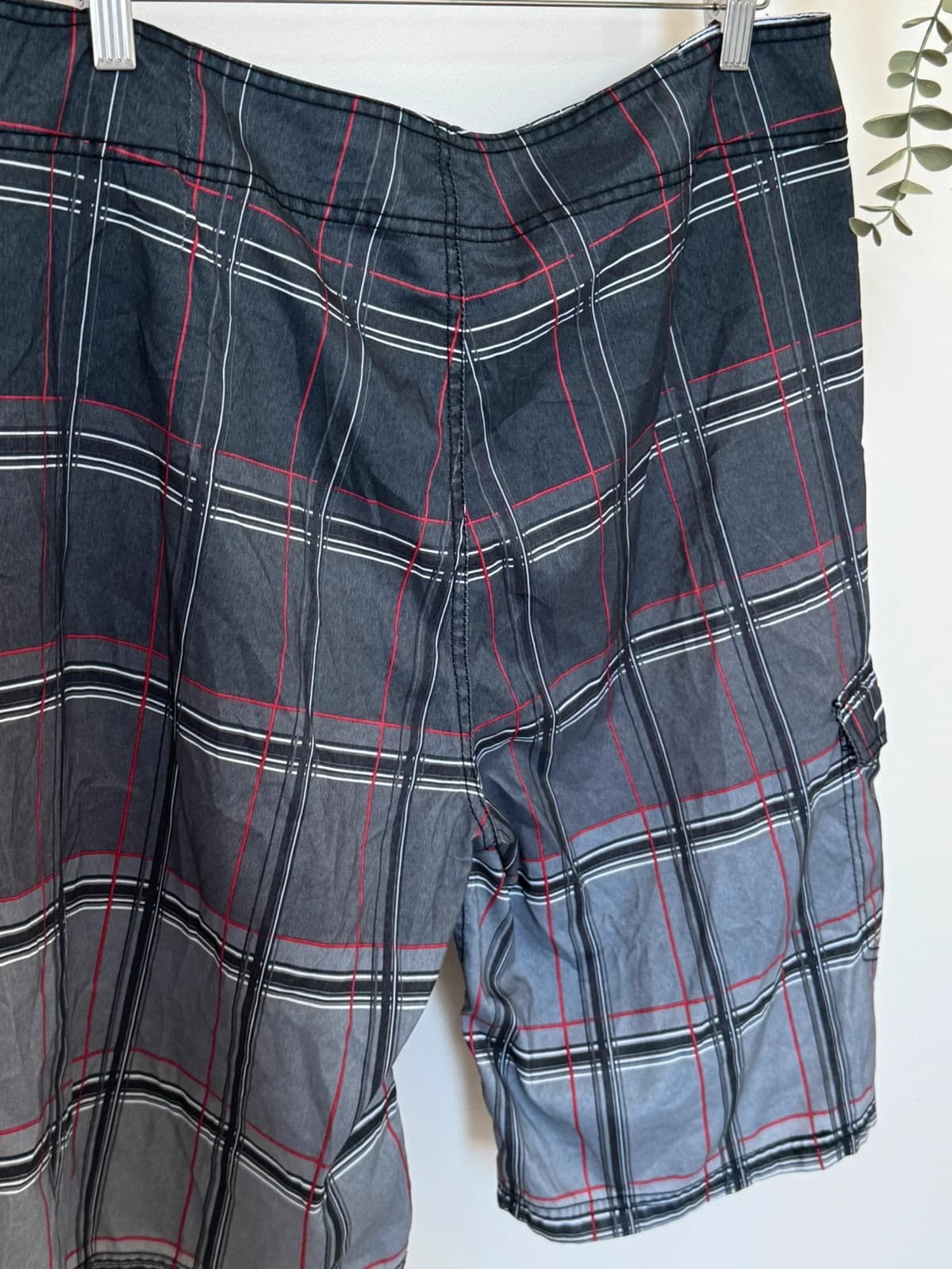 Boardshort-Badeshorts Brody grau kariert Größe 34/L - PP2603213 - Foto 5/9