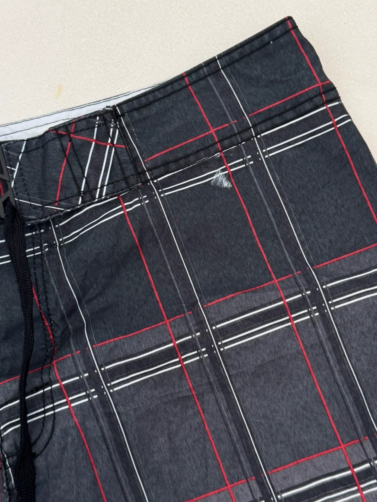 Boardshort-Badeshorts Brody grau kariert Größe 34/L - PP2603213 - Foto 7/9