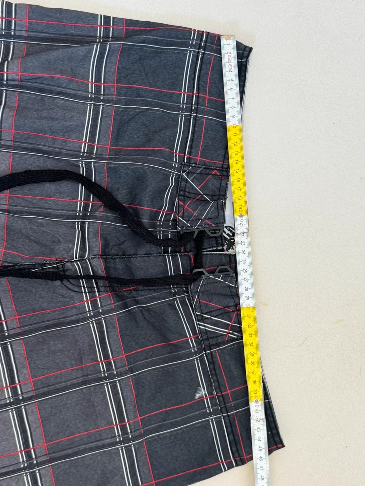 Boardshort-Badeshorts Brody grau kariert Größe 34/L - PP2603213 - Foto 8/9
