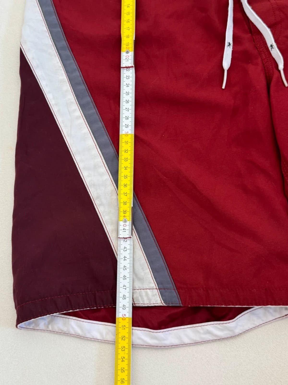 Short de bain boardshort Mossimo rouge bordeaux taille 36/XL - PP2603217 - Photo 8/8