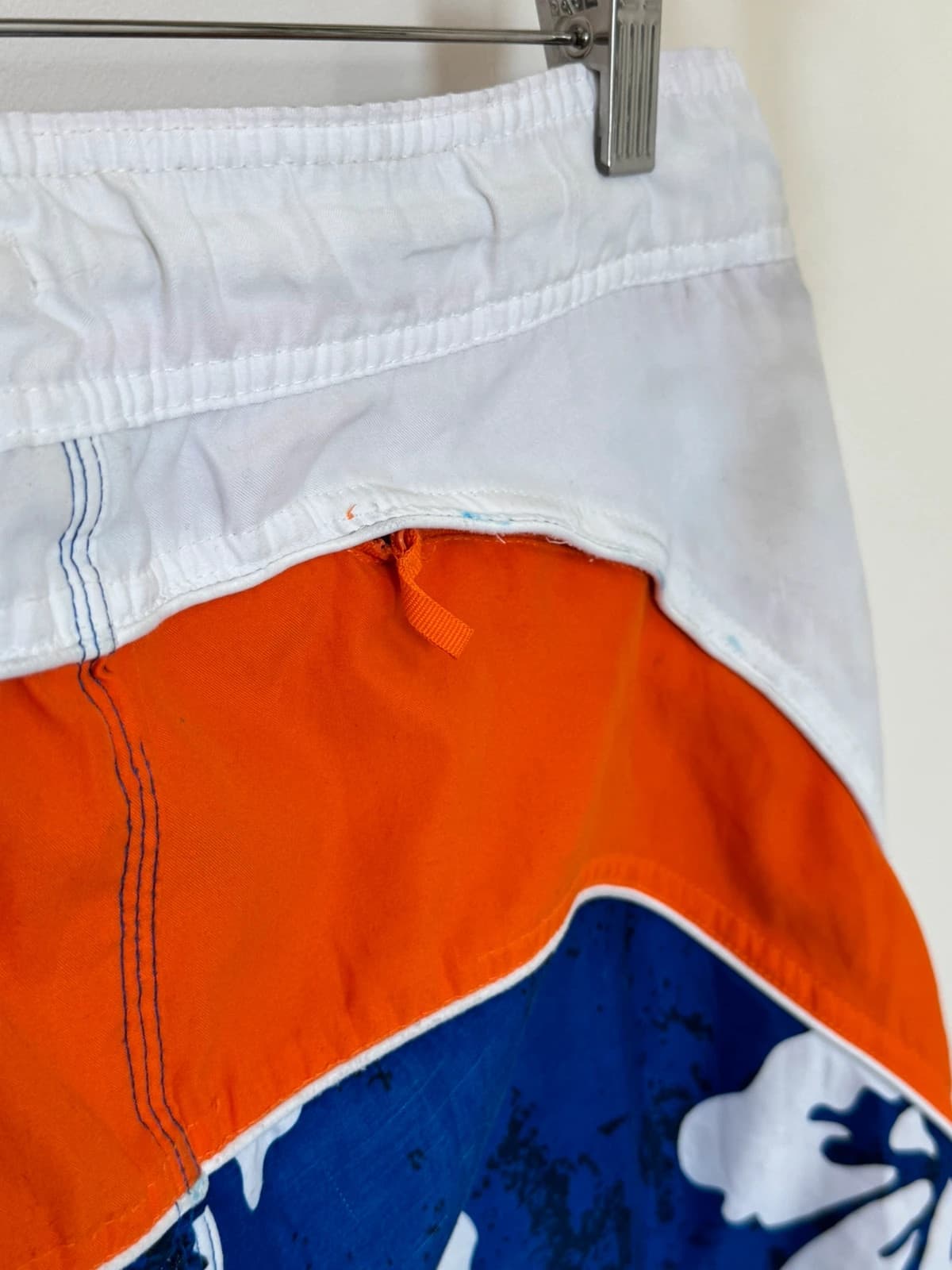 Badeshorts No Boundaries blå oransje med hvite blomstermotiver størrelse M/L - PP2603236 - Bilde 6/9