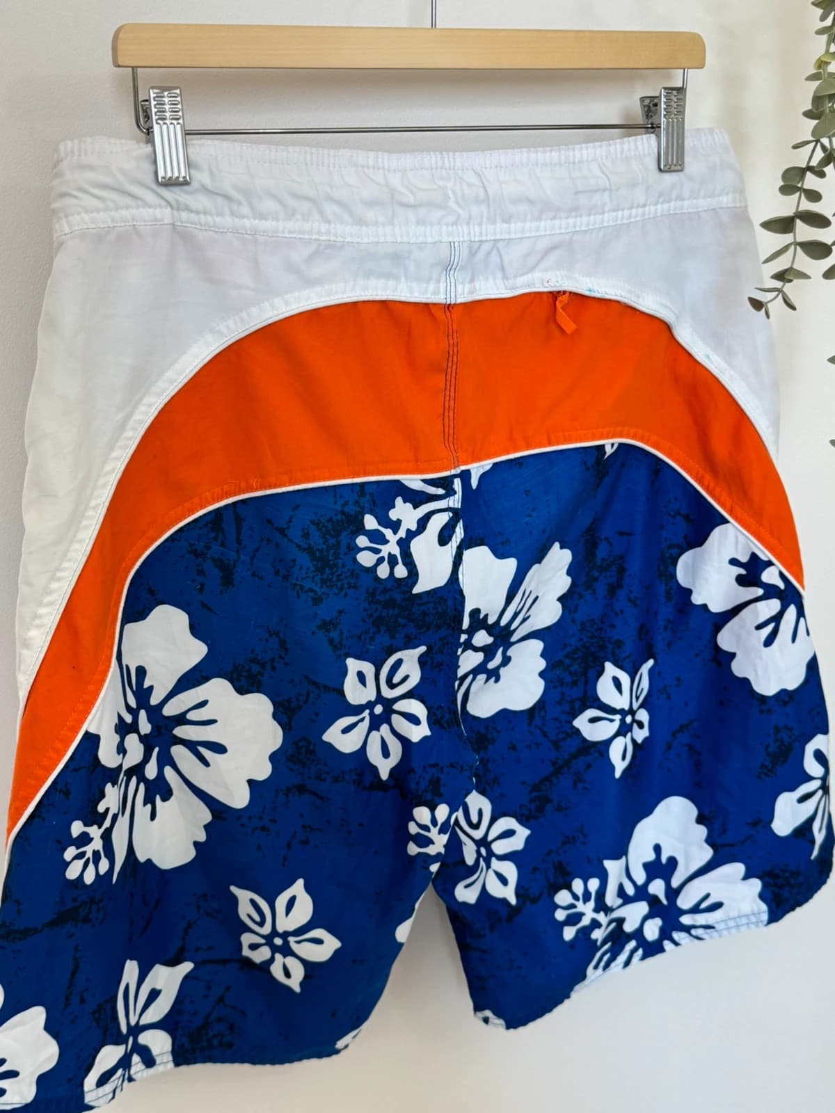 Badeshorts No Boundaries blå oransje med hvite blomstermotiver størrelse M/L - PP2603236 - Bilde 5/9