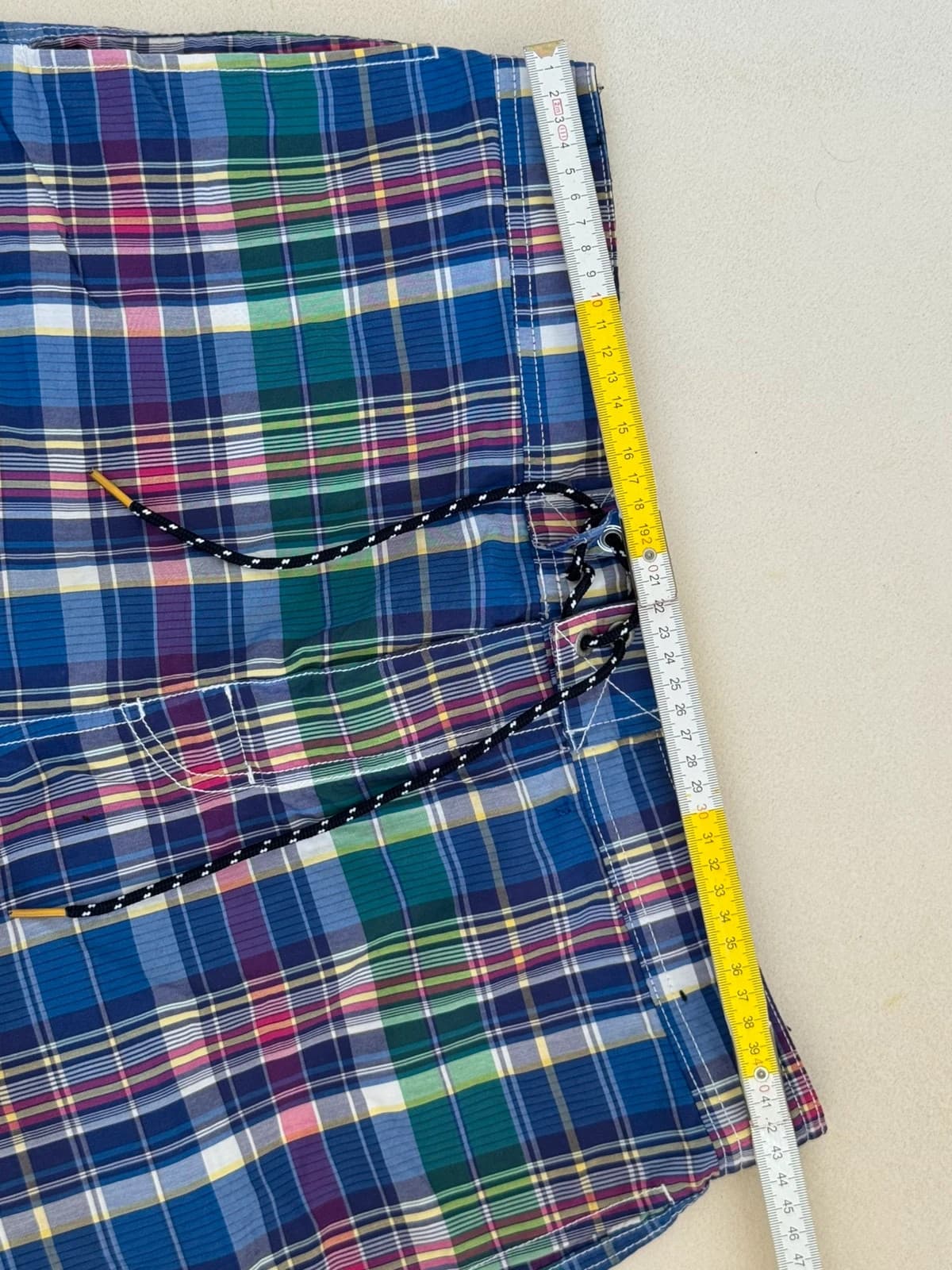 Short de bain Tommy Hilfiger à carreaux bleu violet taille 34/L - PP2603206 - Photo 11/12